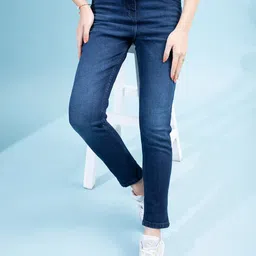 MANTICORE Women Skin Tight Skinny Fit Mid-Rise Jeans-picture-23