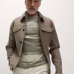 Marks & Spencer Striped Round Neck Pure Cotton T-shirt-picture-40