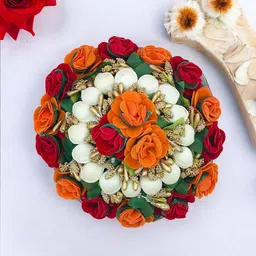 Gadinfashion Women Flower Bridal Hair Bun Juda Gajra-picture-21