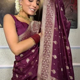 Moda Rapido Woven Design Art Silk Heavy Work Banarasi Saree image 2