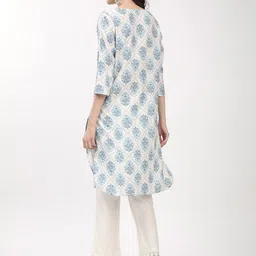R&B Floral Printed Straight Kurta image 5