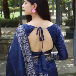 KALINI Printed Border Saree image 4