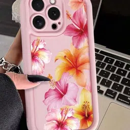 CASE CREATION Floral Printed iPhone 15 Pro Max Back Case Mobile Accessories image 4