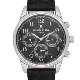 Daniel Klein Exclusive Men Leather Straps Chronograph Analogue Watch DKX.1.13550-1-picture-40