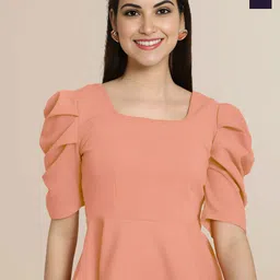 Mast & Harbour Pack of 2 Square Neck Puff Sleeve Top-picture-32