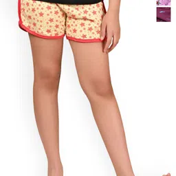 BAESD Girl Pack Of 3 Floral Printed High-Rise Hot Pants-picture-28