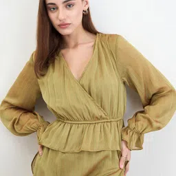 Styli Ruffled Maxi Dress image 4