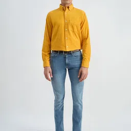 GANT Textured Button-Down Collar Corduroy Cotton Casual Shirt image 2