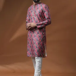 Ethnic India Men Printed Kurta image 3