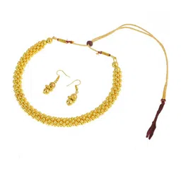 Rozy Styles Gold-Toned Brass Jewellery Set-picture-17