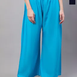 Valles365 by S.C. Women 2 Flared Ethnic Palazzos-picture-17