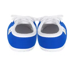 NESKA MODA Kids-Unisex Maroon Cotton Booties image 4