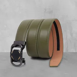 INVICTUS Men Slider Buckle Closure Textured Casual Belt image 4