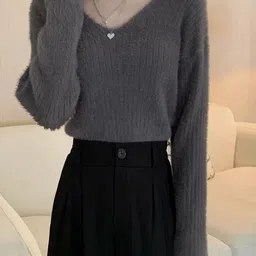 StyleCast Women Pullover with Fuzzy Detail-picture-36