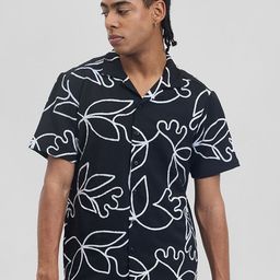 Snitch Men Boxy Opaque Printed Casual Shirt-picture-18