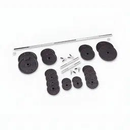 Domyos By Decathlon Textured Weight Training Dumbbells & Bars Set image 3