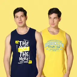 WOOSTRO Men Typography 2 Printed Applique Slim Fit T-shirt image 5