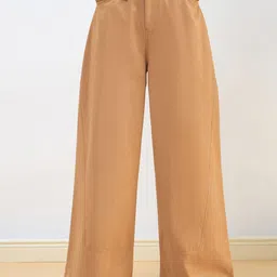 SASSAFRAS BASICS Women Flared Trousers-picture-31