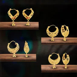 VIVASTRI Women Gold-Plated Alloy Earrings-picture-40