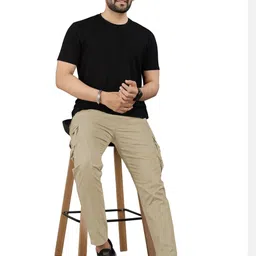 SNELLY EXPORT Men Easy Wash Cargos Trousers-picture-13