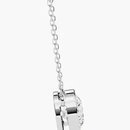 VALANOVA 925 Sterling Silver White Gold Plated 0.75 Cts Diamond Studded Chain- 2.05 gm image 3