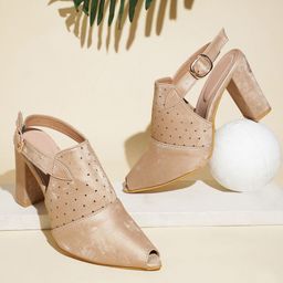 Froh Feet Women Embellished Pointed Toe Block Heel Sandals-picture-22
