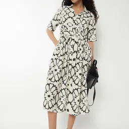 max Print Shirt Midi Dress-picture-11
