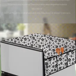 The Furnishing Tree Grey Printed Refrigerator Cover-picture-31