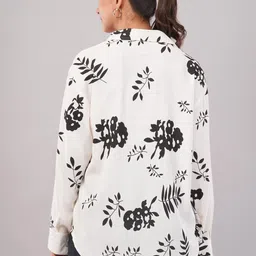 clobug Women Relaxed Floral Printed Casual Shirt image 2