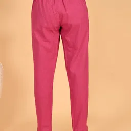 SKYTICK Women Regular Fit Mid-Rise Cotton Trouser image 4