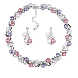 Shayna Silver-Plated Alloy Jewellery Set-picture-20