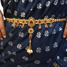 VALUSHA Women Studded Waist Chain Saree Accessories-picture-19