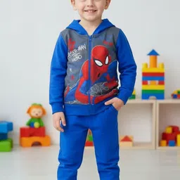 Nihvi Boys Spider Man Theme Hoodie-picture-37