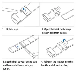 Roadster Men Textured Formal Belt image 5