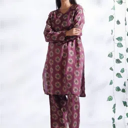 BREATHABLES Women Printed Night suit-picture-20