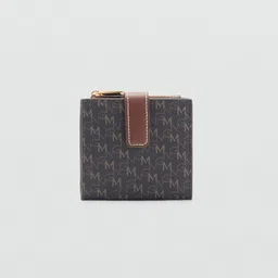 MANGO Women Brand Logo Printed Two Fold Wallet-image-15