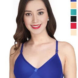 Liigne Pack Of 6 Full Coverage Non Padded Everyday Bra-picture-24