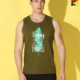 WOOSTRO Men Pack of 2 Typography Printed Round Neck Slim Fit Printed T-shirts-picture-19