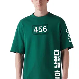 Bewakoof Heavy Duty Men Typography Printed Round Neck Cotton Oversized T-shirt-picture-16