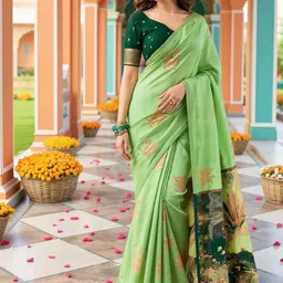 ZIKARAA Floral Saree image 4