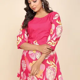 Swibona Printed Round Neck Tunic & Palazzos Co-Ords image 4