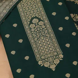 Soch Woven Design Zari Unstitched Dress Material image 2