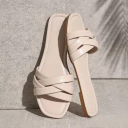 Deynvock Women Open Toe Flats image 5