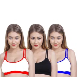 Samvar Multi Cotton Non-Wired Non Padded Minimizer Bra image 3