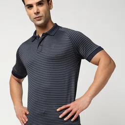 Performax Men Striped Polo Collar T-shirt-picture-22