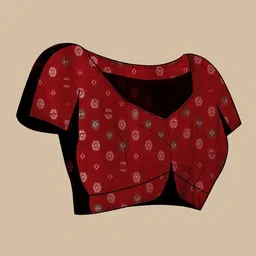 Durga Textile Ethnic Motifs Zari Patola Saree image 4