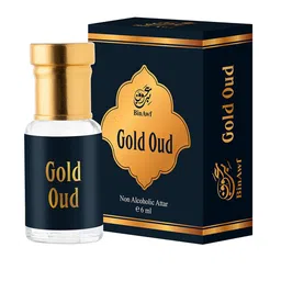 BinAwf Gold Oud Long Lasting  Attar - 6 ml image 1