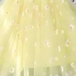 HARPITA Floral Printed Net Fit & Flare Dress image 2