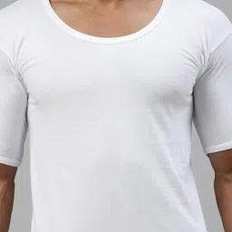 AMUL COMFY Pack of 4 Pure Cotton Undershirt Innerwear Vest image 3