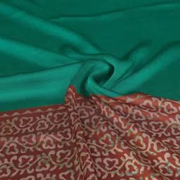KALINI Batik Poly Chiffon Saree image 2